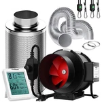 Vivosun 4/6/8 Inch Inline Fan Kit W/ Speed Controller Carbon Filter & Ducting. Fixed Price $127.99.