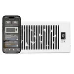 194 Cfm 6 In. X 12 Register Booster Fan With Automatic Thermostat And App Co. Fixed Price $63.72.