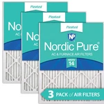 20X24X1 (19 1/2X23 7/16) Pleated Merv 14 Air Filters Pack. Fixed Price $54.99.