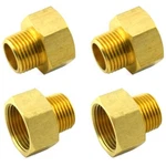 Tech 4-PACK Brass Pipe Fitting 1/2" Npt To 3/4" Female Reducer Adapter. Fixed Price $21.17.