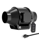 Toolazy Pro Inch Inline Duct Fan, 214 Cfm Quiet Ec Motor Ventilation Wi.... Fixed Price $78.92.