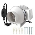 4 Inch Inline Exhaust Duct Fan, 50W High Efficiency 280 Cfm Flow Ventilation .... Fixed Price $81.83.