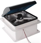Rvlovent 12V Caravan Roof Fan 14'' 3 Speed Reversible Manual White/smoke. Fixed Price $89.99.