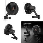 Spider Farmer 6" Grow Tent Smart Clip Fan Ec Motor 10 Speeds Auto Oscillation. Fixed Price $136.00.