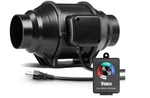 Ipower 4" 200 Cfm Exhaust Inline Duct Fan - Black. Fixed Price $25.50.