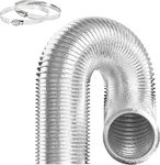 Dryer Vent Hose, Flexible 4 Inch Aluminum Ducting, Heavy Duty Three-layer Protec. Fixed Price $18.05.