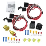 Dskoiph 40 Amp 12V Cooling Fan Relay Switch Kit Pin Dual Electric Wiring. Fixed Price $32.39.