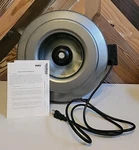 Ipower 12" Inline Fan 1060 Cfm. Used Day W/original Shipping Box.. Fixed Price $79.95.