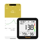 Temtop Indoor Air Quality Monitor 6-IN-1 CO2,PM2.5,VOC Detection,temp,hum, M10+. Fixed Price $99.99.