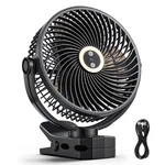 Uimoso Portable Rechargeable Clip Fan With Usb, 3 Speeds, Light, Strong Clamp. Fixed Price $29.99.
