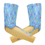 Ice Cream Cone 1 Pair Uv Sun Protection Arm Sleeves For Women Teenager, T.... Fixed Price $22.19.